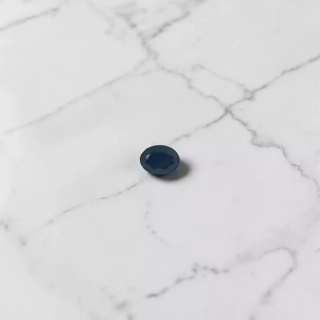 1.38 Carat Oval Black Spinel Gemstone - Live Show Listing thumbnail