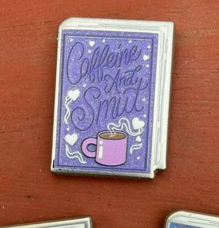 KNICK KNACK- MAGNET- BOOK COVER- Caffeine and Smut thumbnail