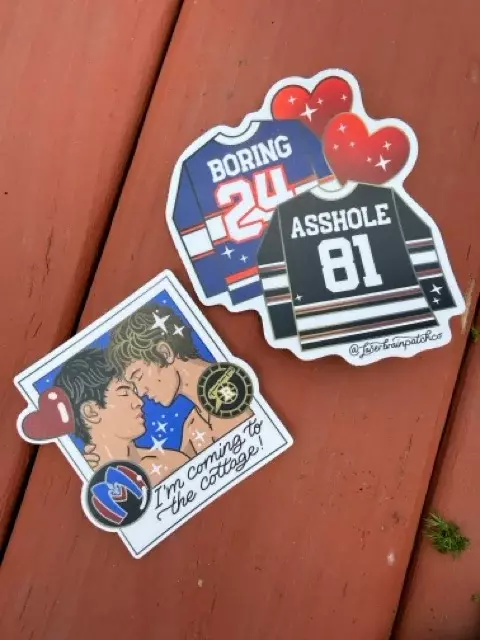 STICKER- BORING ASSHOLE jerseys thumbnail