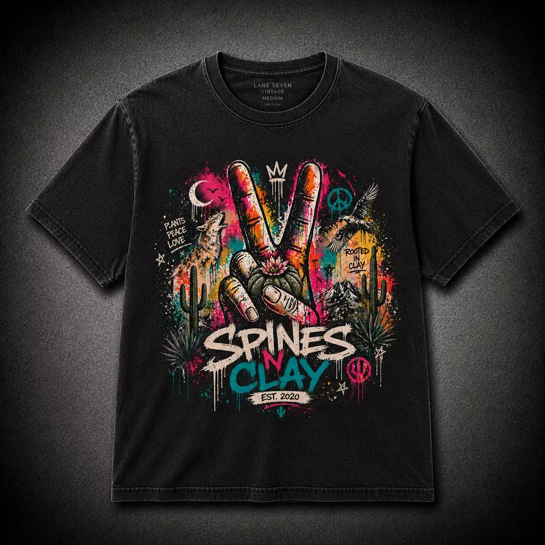 T-Shirt – Peace (Vintage Black) thumbnail