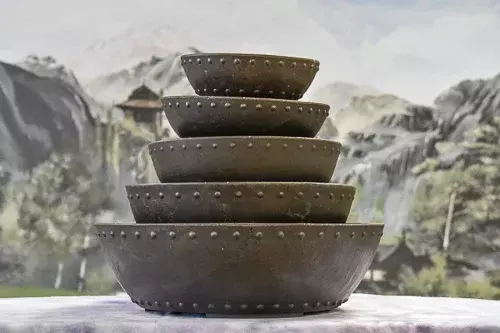 Mica Bonsai Pot (ROB) Round Series ROB07: 8 1/4 Diameter, 2 1/4″ Depth thumbnail