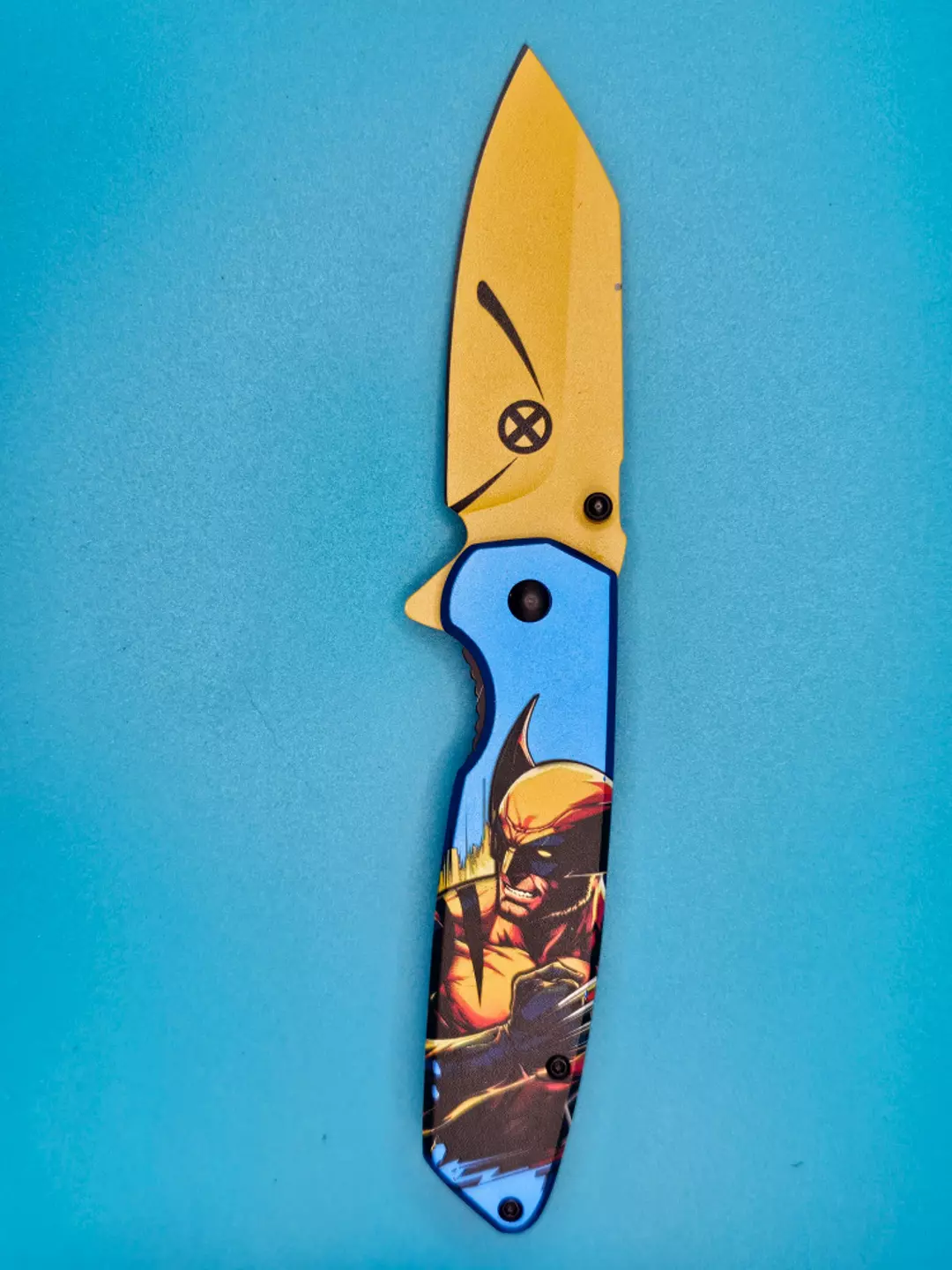 X-Men Wolverine Pocket Knife Blade Spring Assisted EDC thumbnail