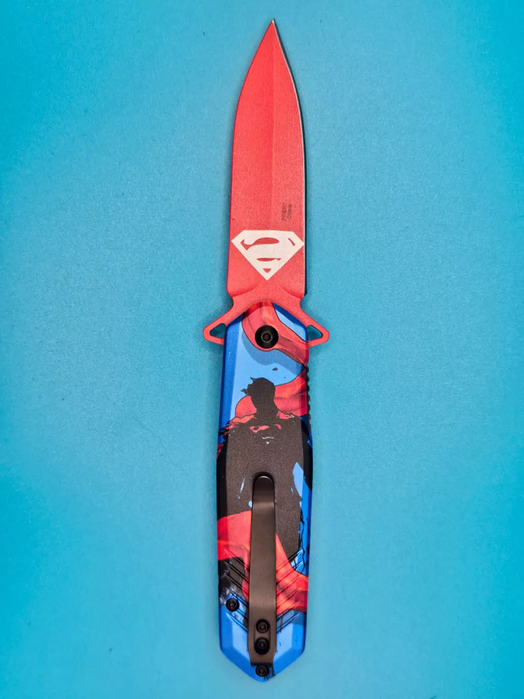 Superman Red Blade Pocket Knife thumbnail