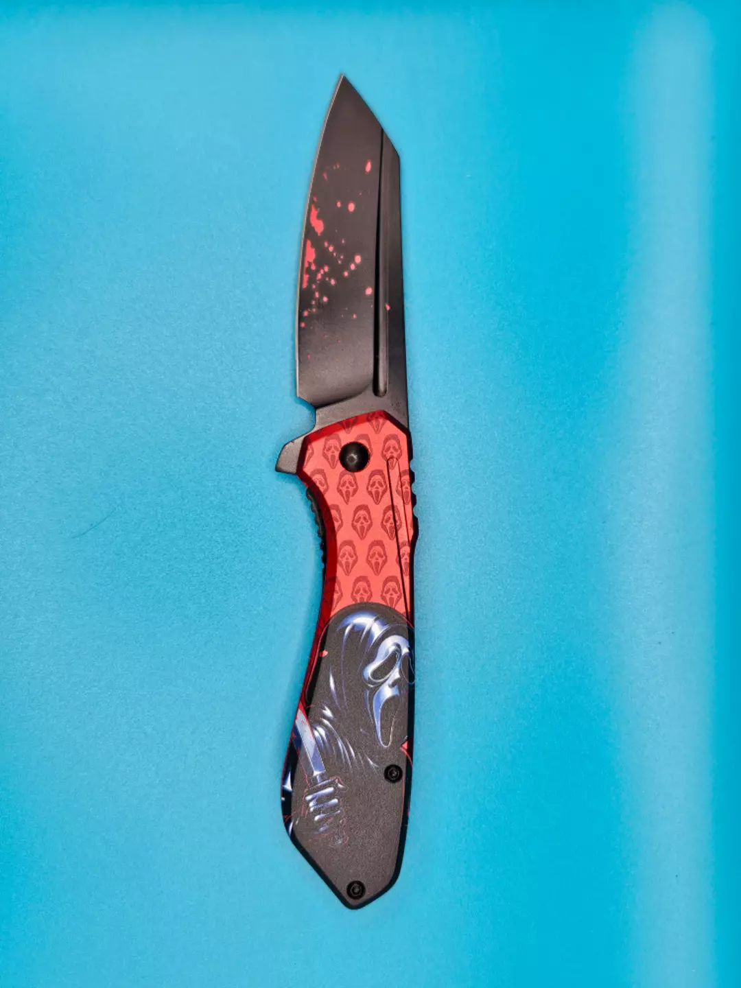 Ghost Face Pocket Knife 8" thumbnail