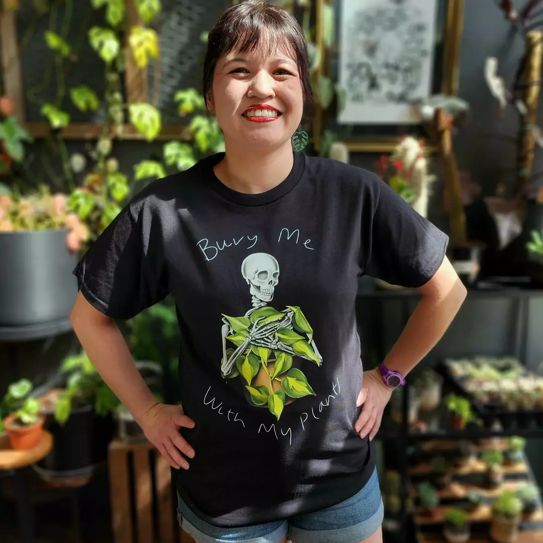 Bury Me With My Plants Tshirt thumbnail