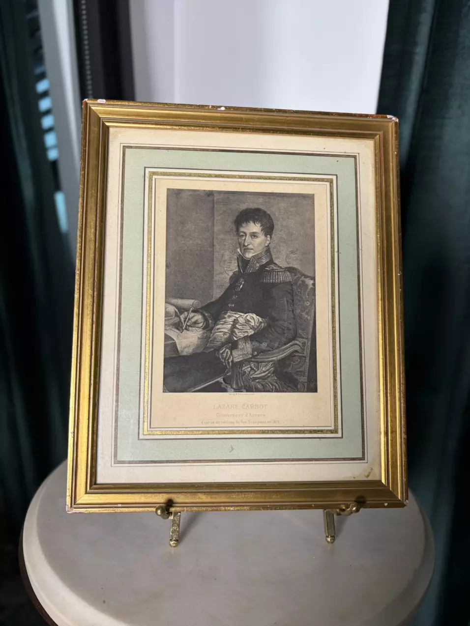 Antique French Engraving of Lazare Carnot — Mathematician & Statesman thumbnail