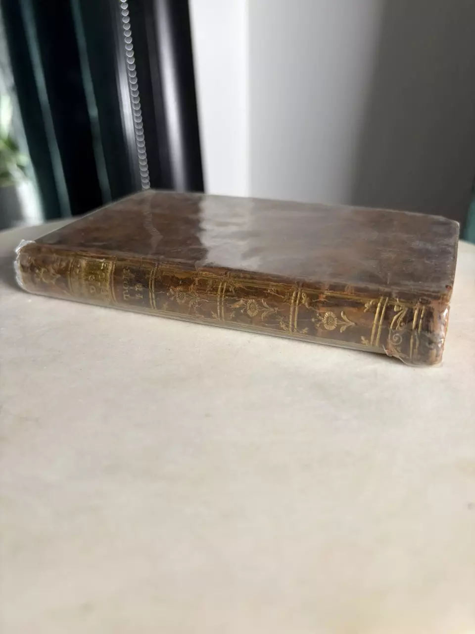 1750 - French Leather-Bound Poetry Volume by Nicolas Boileau-Despréaux thumbnail