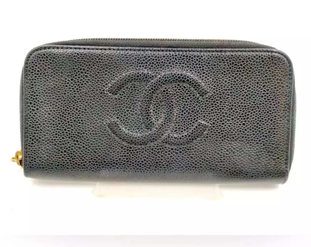CHANEL CAVIER ZIP AROUND WALLET thumbnail