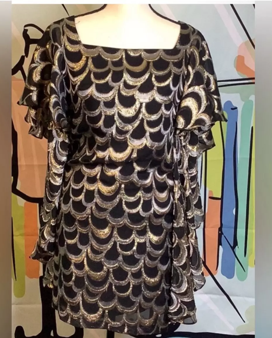 Loeffler Randall silk mini dress thumbnail