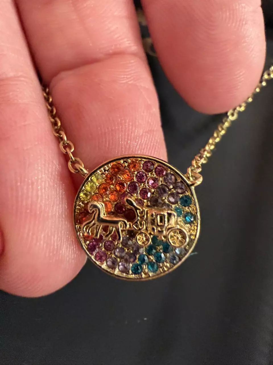 Coach necklace in a Coach box thumbnail