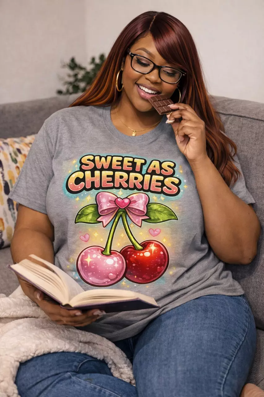 Sweet As Cherries Valentine Tee thumbnail