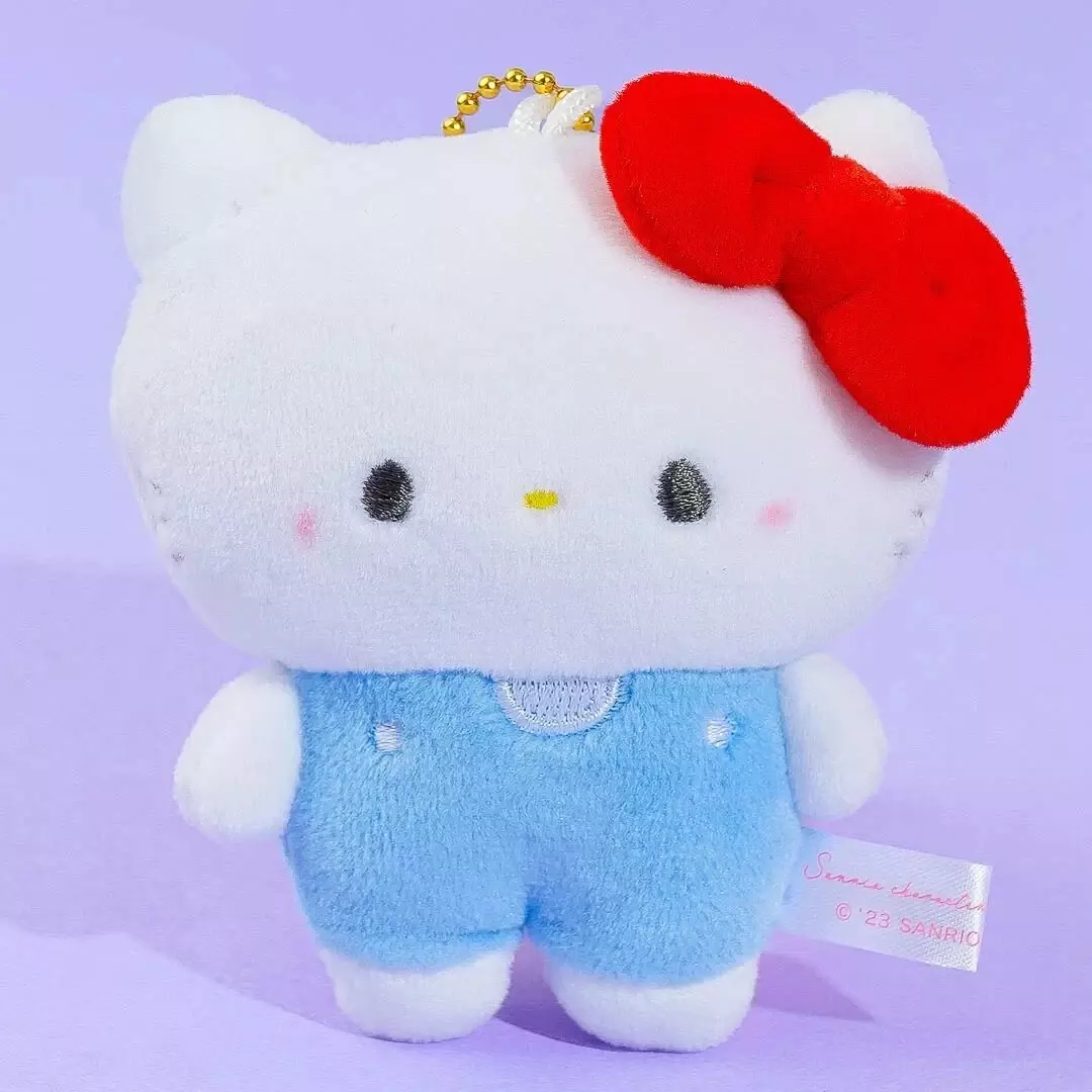 Sanrio x Mochi Mochi Panda Mascot Keychain Hello Kitty Plush Doll thumbnail