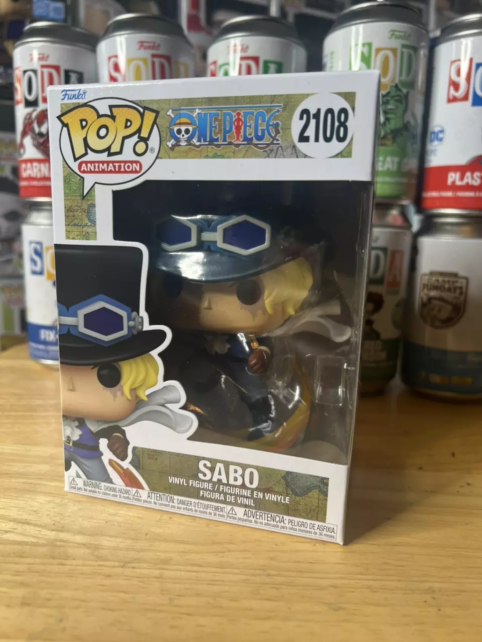 Funko Pop! Animation: One Piece - Sabo #2108 (new case box) thumbnail