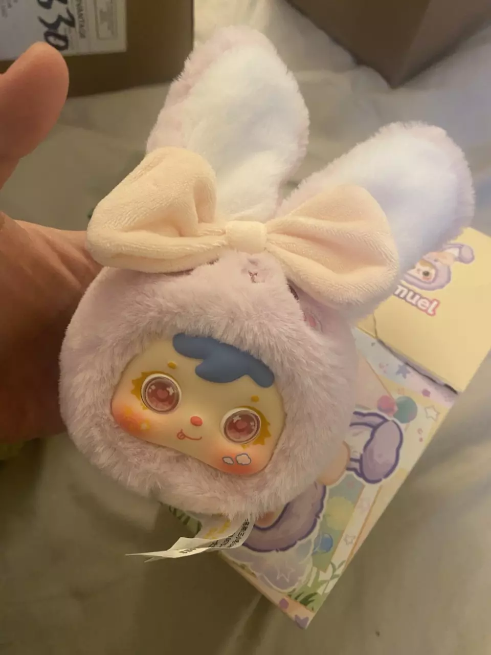 Samuel Mini Rabbit Plush Pendant thumbnail