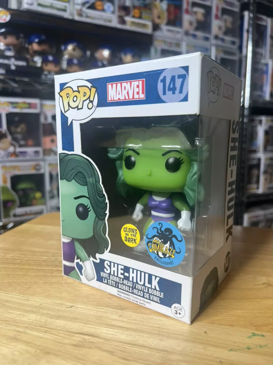 Funko Pop! Marvel: She-Hulk #147 Stan Lee Comikaze exclusive 2016 thumbnail