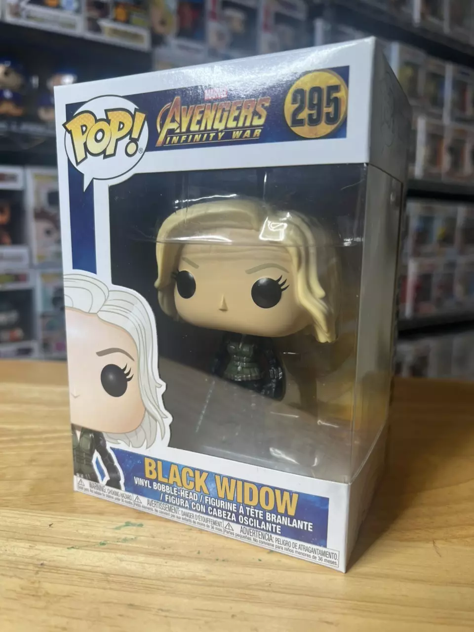 Funko Pop! Marvel: Avengers Infinity War - Black Widow #295 (vaulted) thumbnail