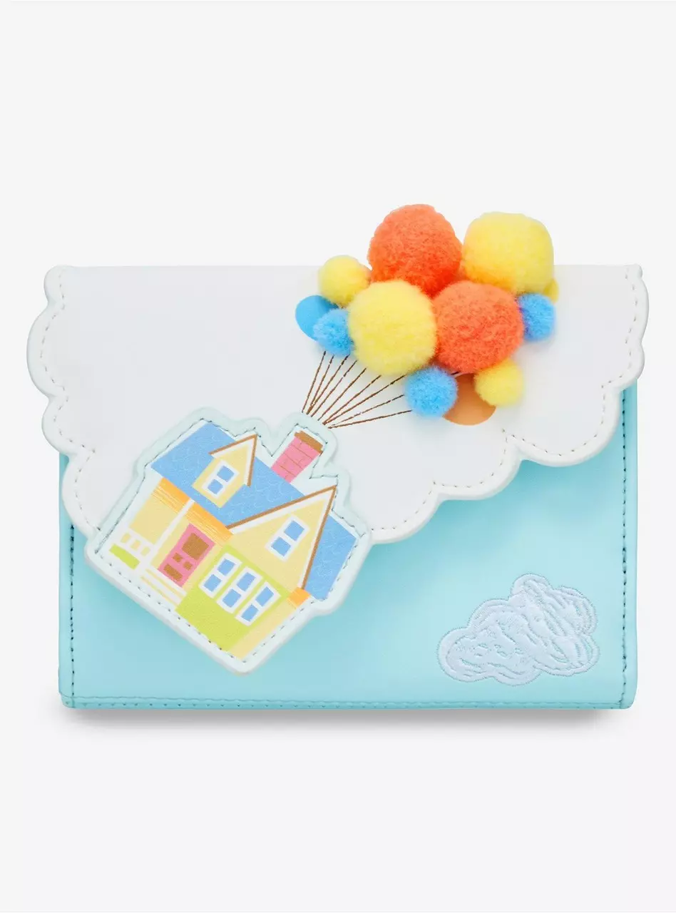 Loungefly Disney Pixar Up Floating House Pom Pom Wallet — BoxLunch Exclusive thumbnail
