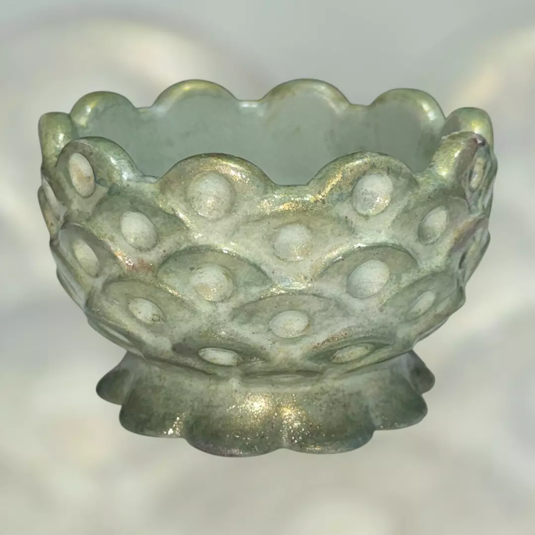 Handmade Scalloped Eco Resin Bowl | Jewelry Holder | Boho Decor thumbnail