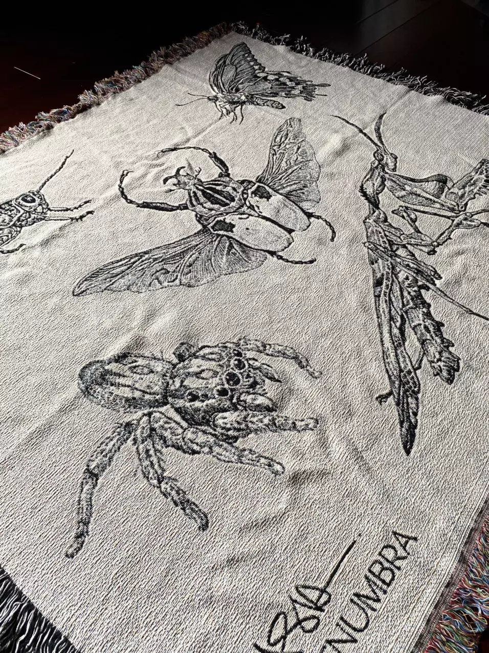 Insect | Woven Tapestry Blanket 10% off $165 PLANTiMUS special thumbnail