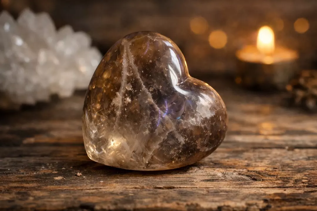 Smoky Quartz Heart thumbnail