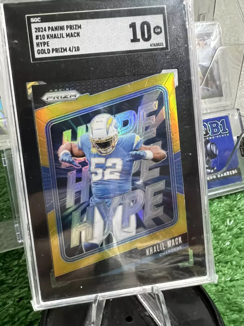 SGC 10 Prizm Gold/10 HYPE Khalil Mack thumbnail