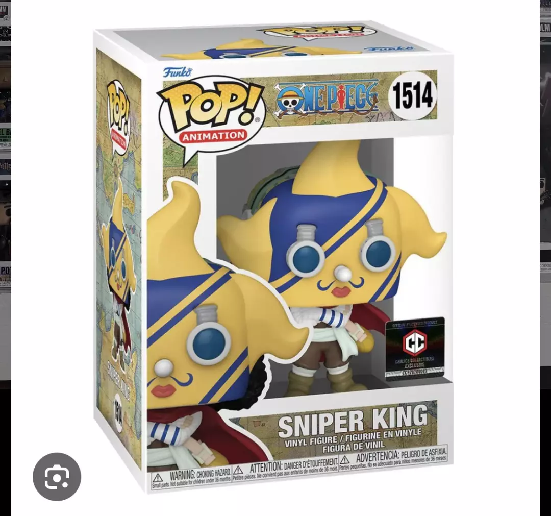 FUNKO POP! ONE PIECE SNIPER KING #1514 thumbnail