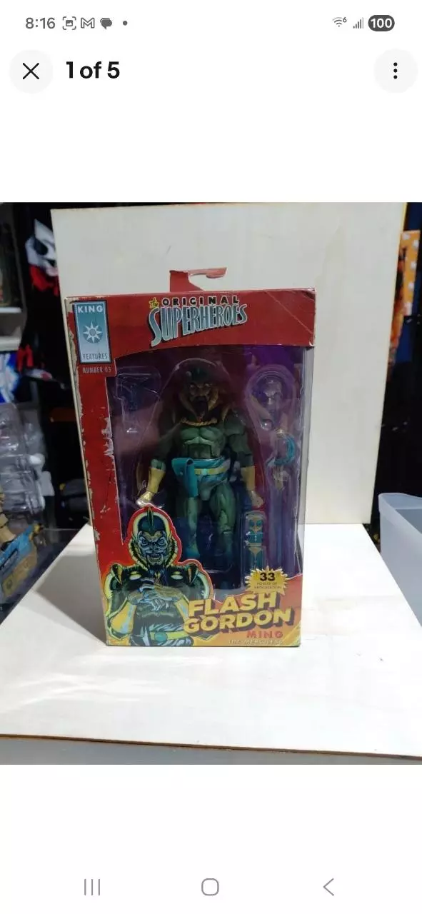 NECA King Features Original Superheroes Ming the Merciless 7" Figure New thumbnail