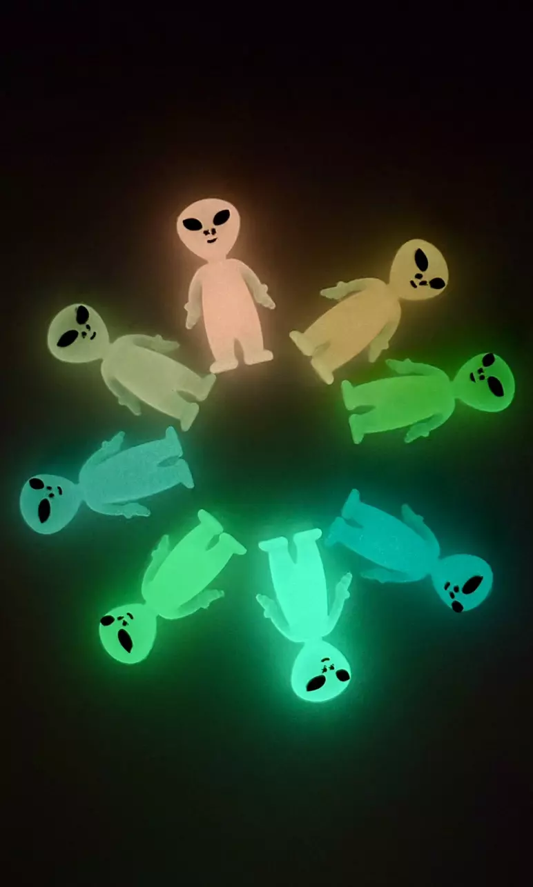 Little Army of Glow-in-the-Dark Aliens 🌈👽🌟 thumbnail