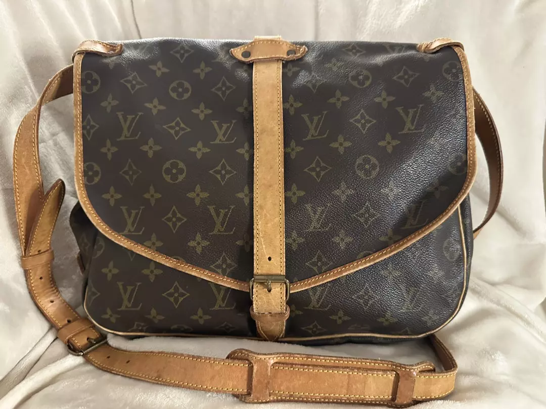 Louis Vuitton LV Monogram Saumur 35 Vintage w/COA thumbnail