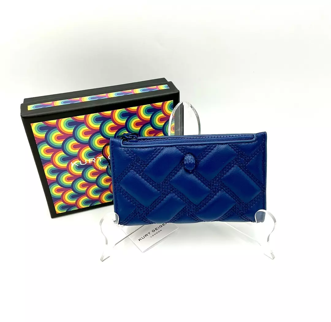 Kurt Geiger London Kensington Quilted Leather Bifold Wallet thumbnail