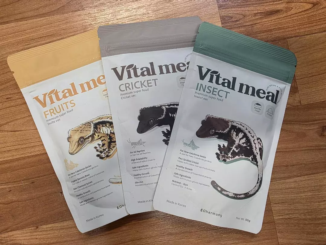 3 pack of Vital meal Gecko diet Flavors (SHIPPED) thumbnail
