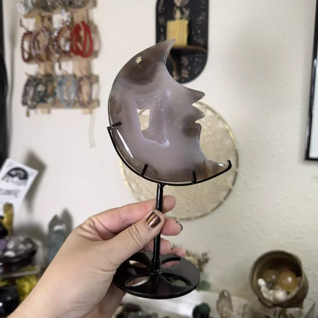 Druzy agate moon thumbnail