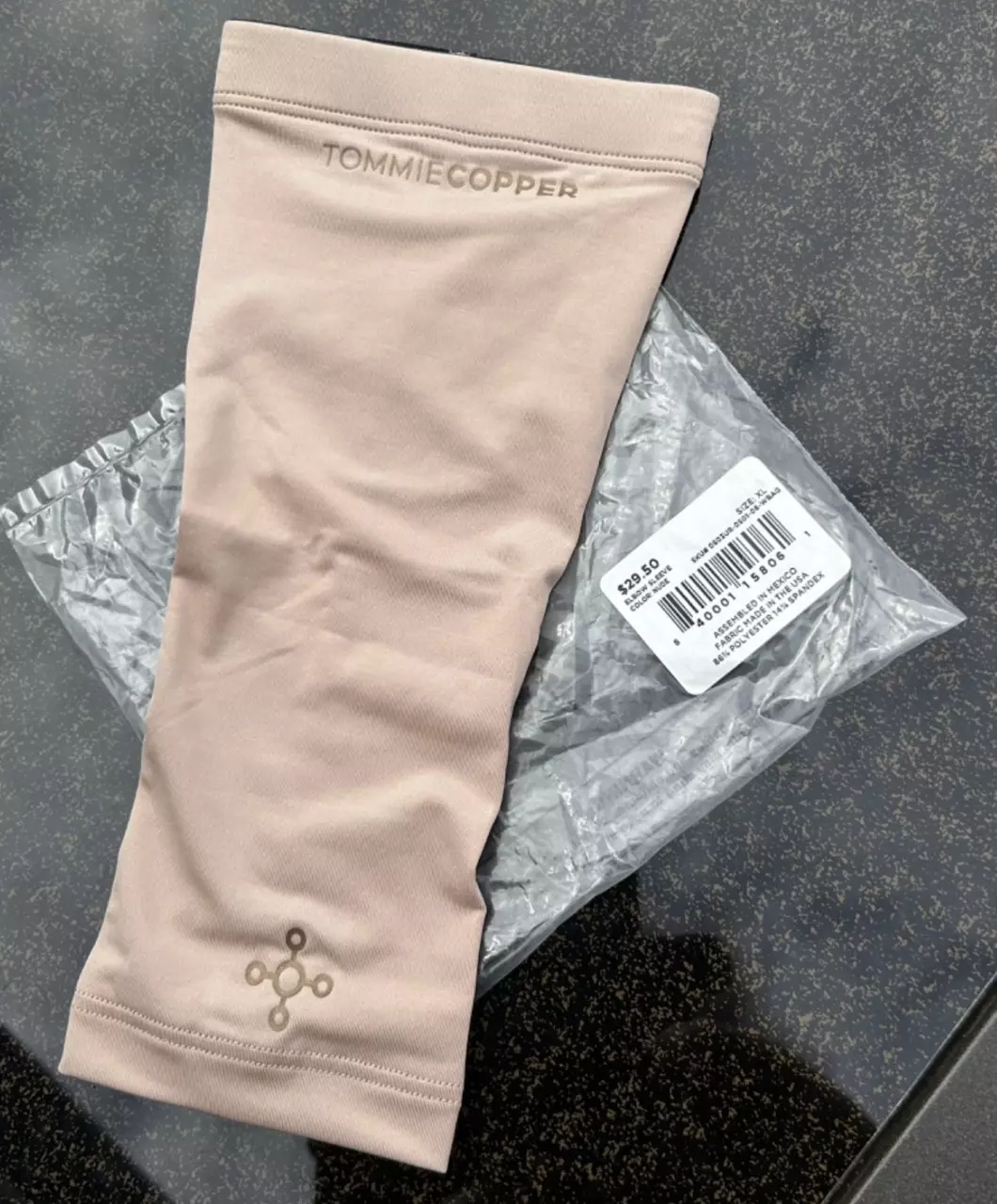 Tommie Copper XL Nude Elbow Compression Sleeve thumbnail