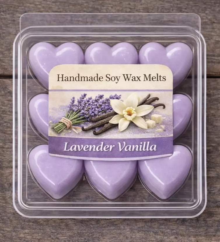 Lavender Vanilla Handmade Soy Wax Melts thumbnail