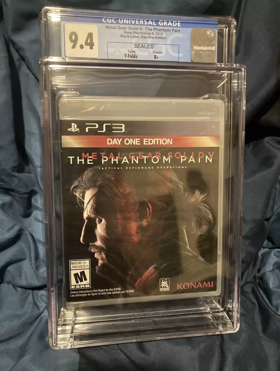 Metal Gear Solid V: The Phantom Pain *Day One Edition* - PS3 - 9.4 - B+ CGC WATA thumbnail