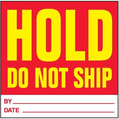 Hold Shipping One Week thumbnail