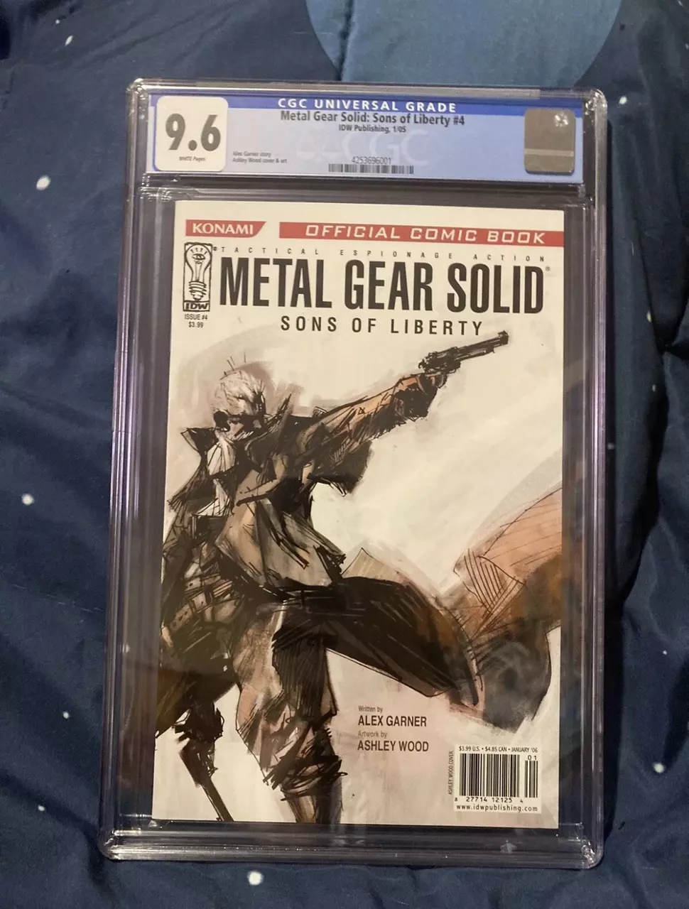 Metal Gear Solid: Sons of Liberty #4 - CGC 9.6 - RARE - CBCS - Ashley Wood thumbnail