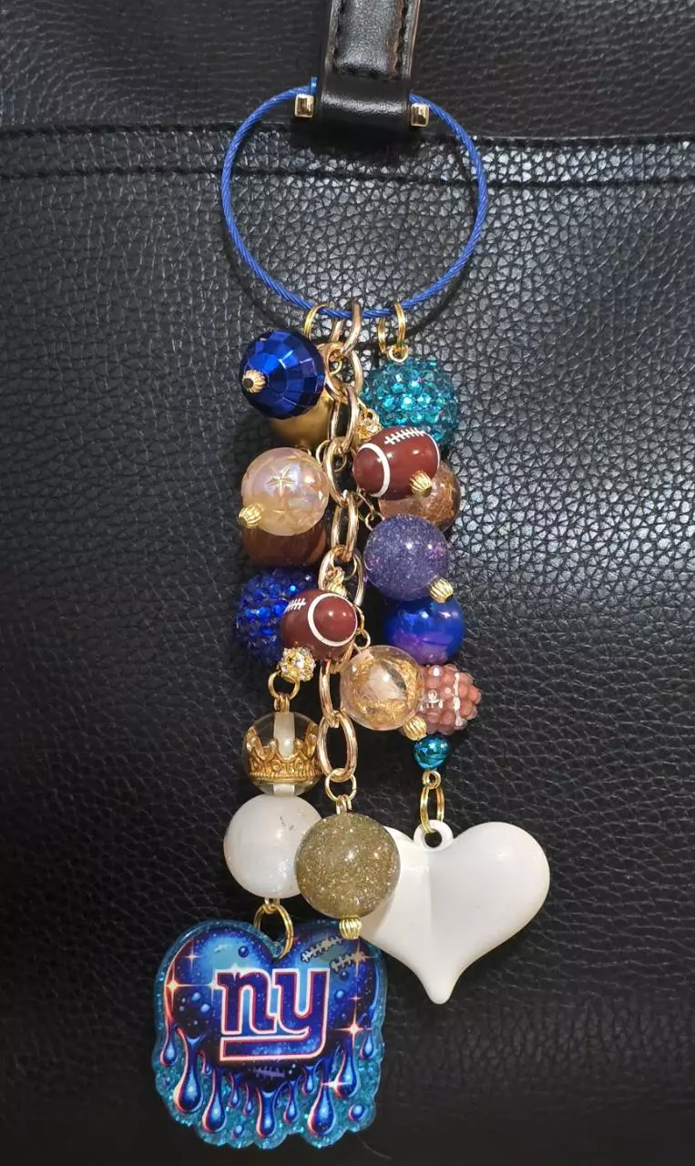 HANDMADE Giants Bag Charm thumbnail