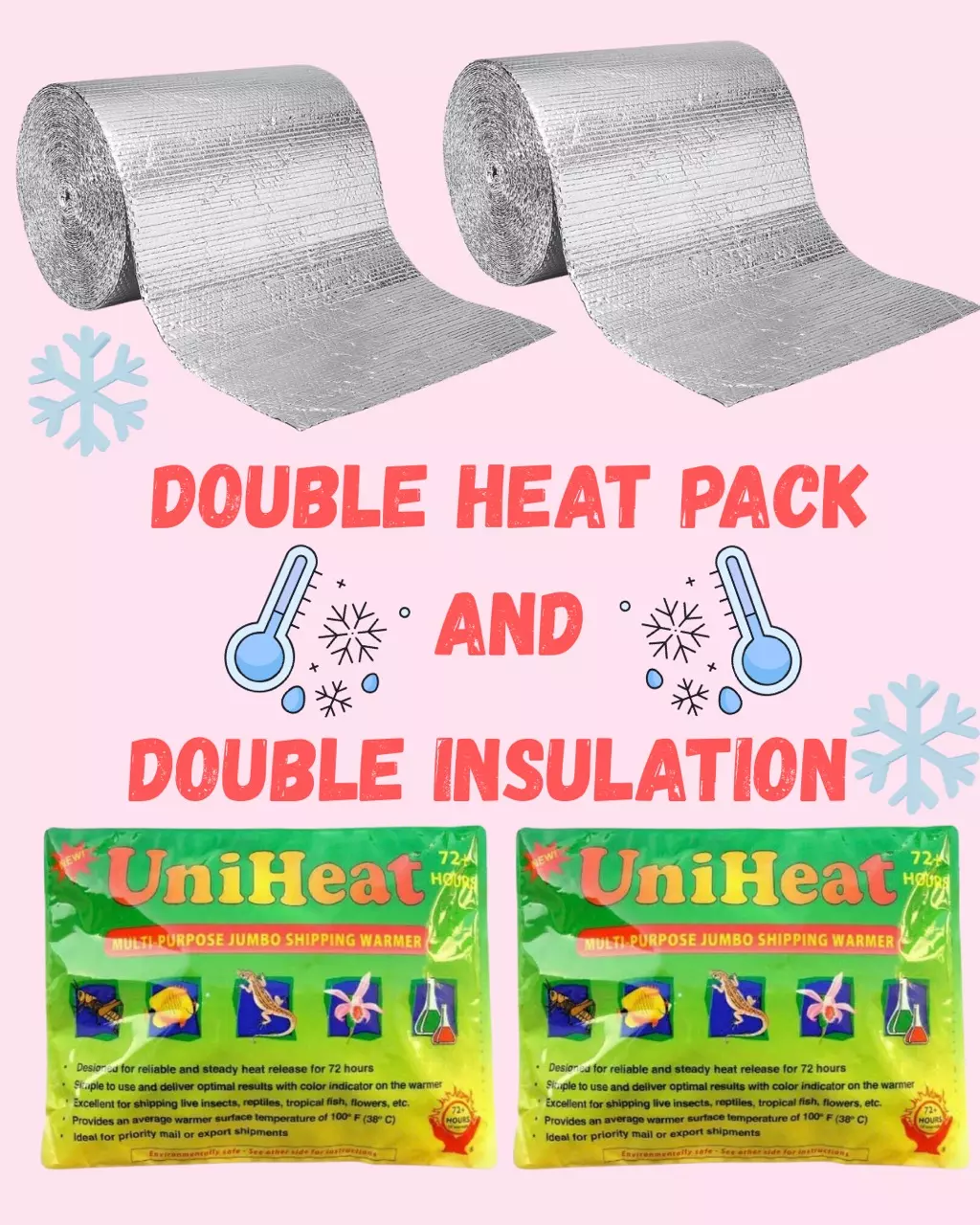 Double heat pack and double insulation thumbnail