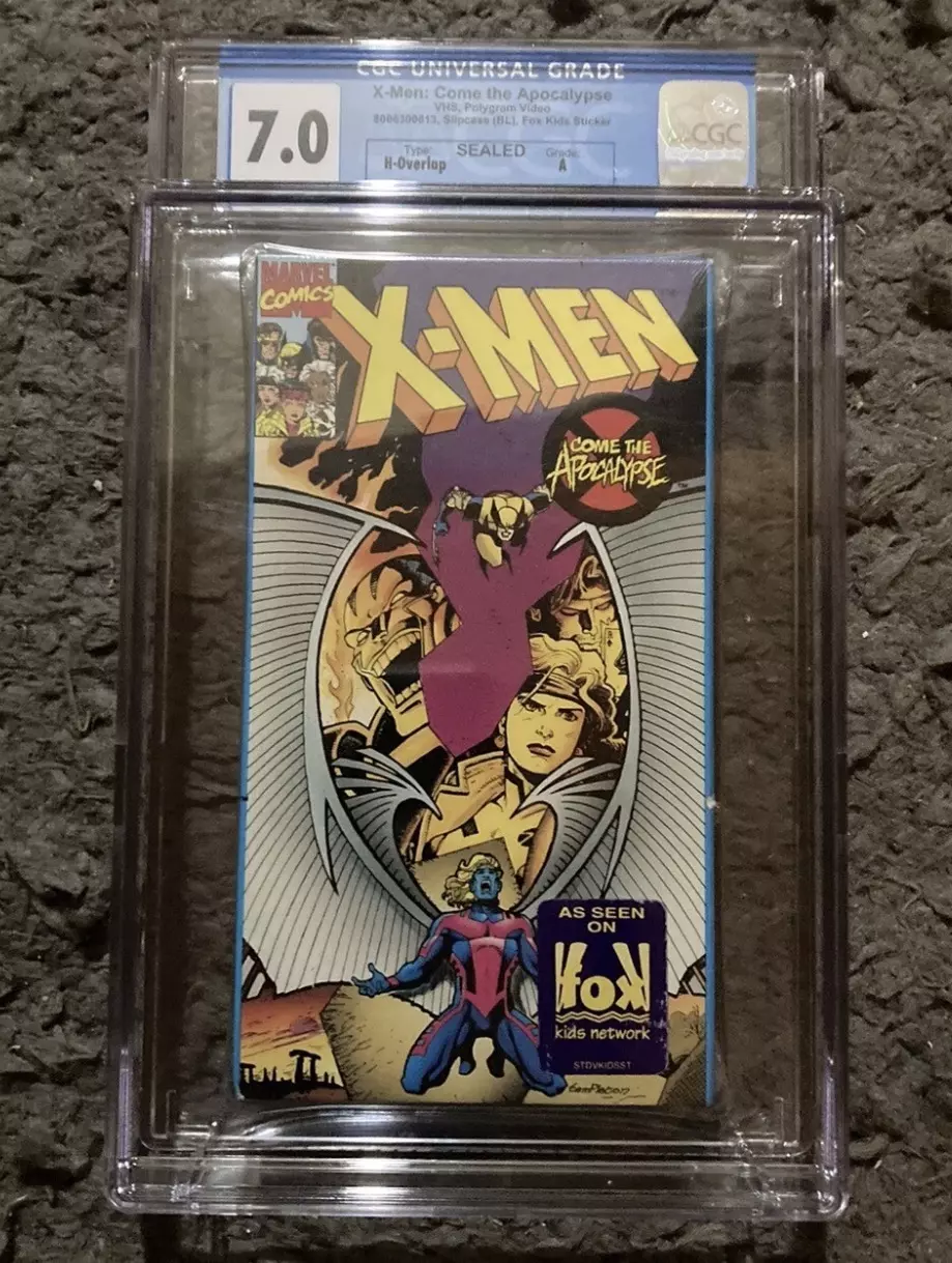 X-Men : Come The Apocalypse CGC Graded VHS Tape - RARE thumbnail
