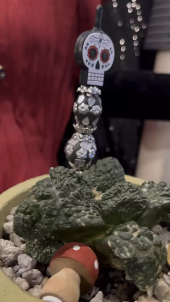 PBP 1446 handmade plant stake ( Pot be Priti). thumbnail