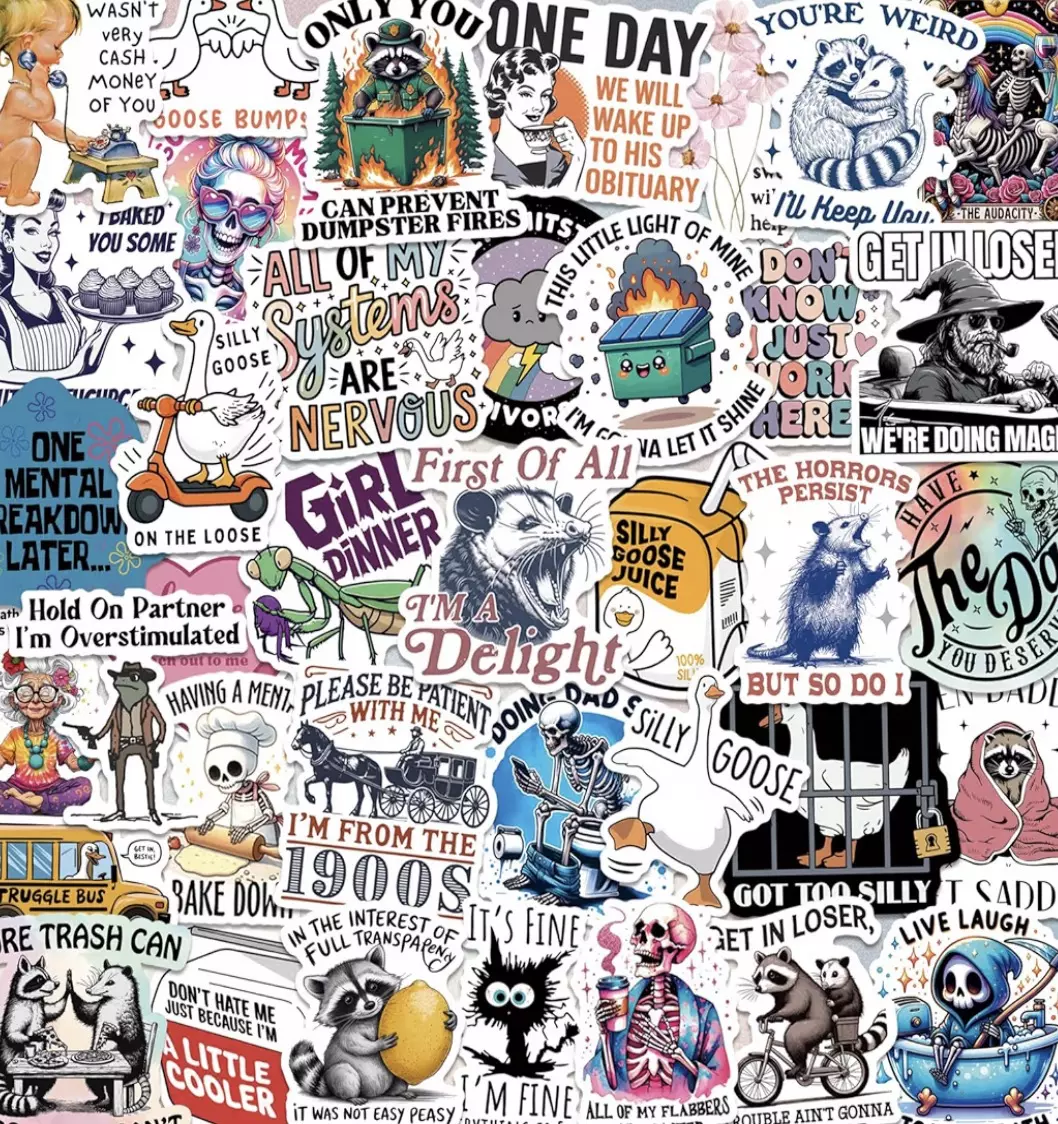 Sassy adult stickers! thumbnail