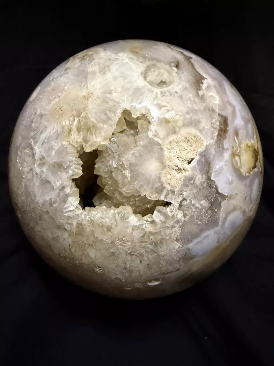 Ocean Jasper Sphere — 8.11 lb Madagascar | Collector Specimen | Shipped thumbnail