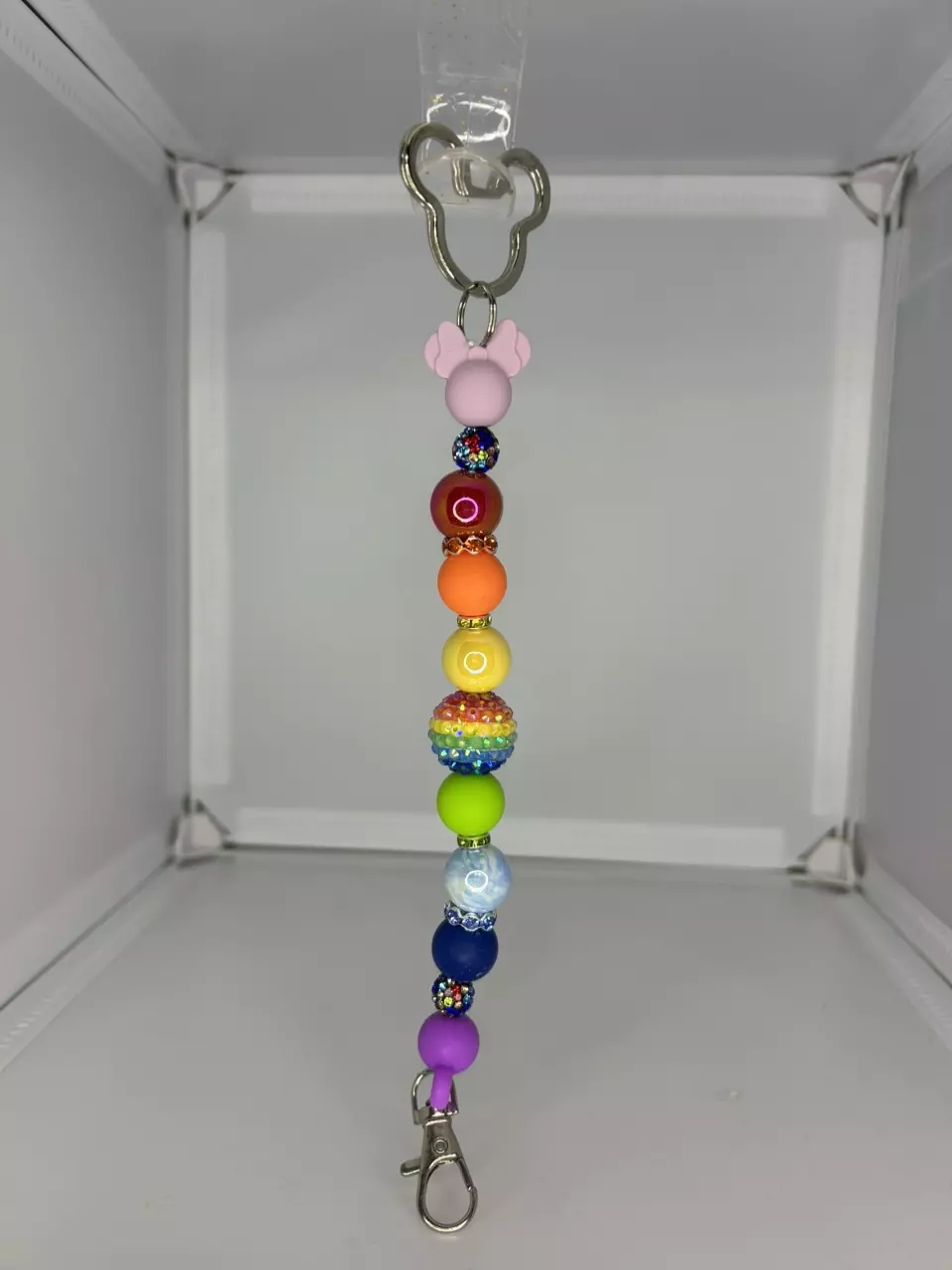 Rainbow Beaded Ear clip thumbnail