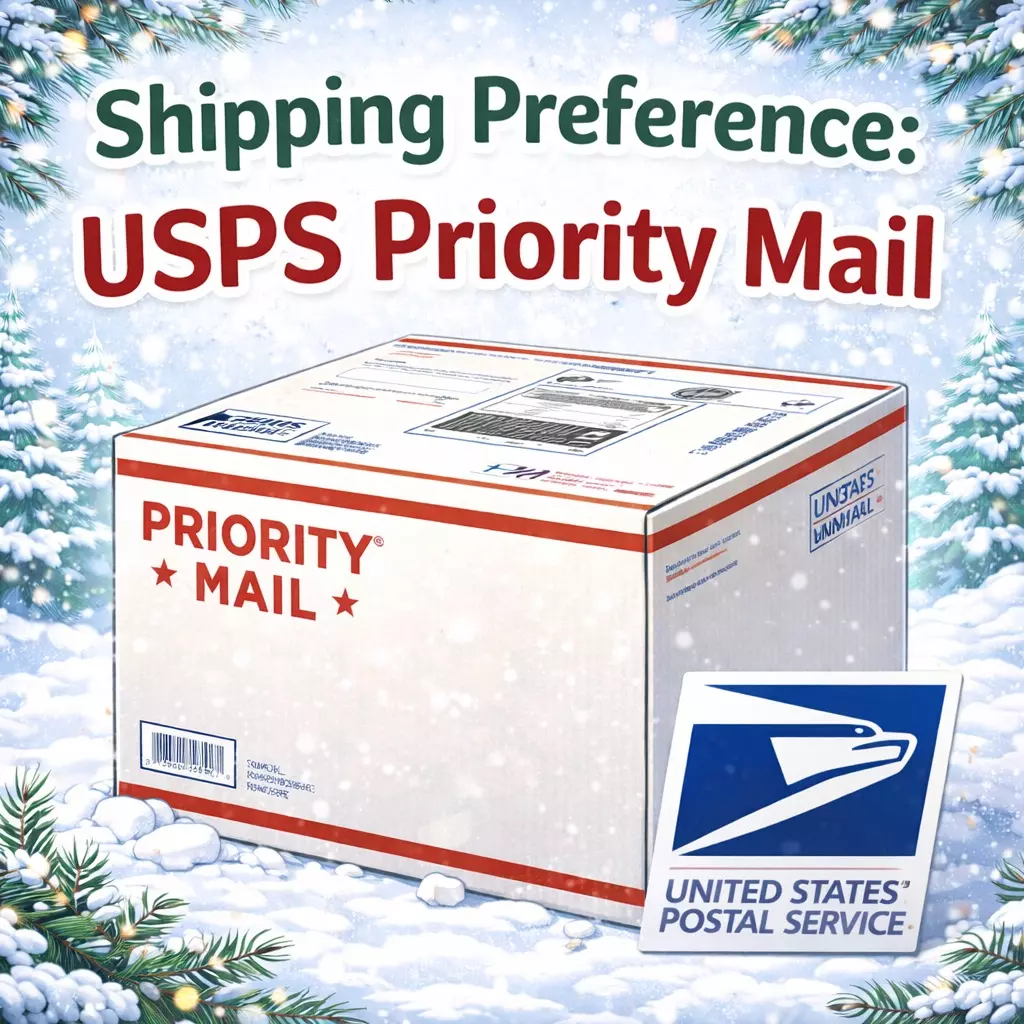 Shipping preference: USPS Priotity Mail thumbnail