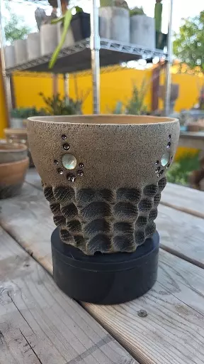Handbuilt ceramic pot thumbnail