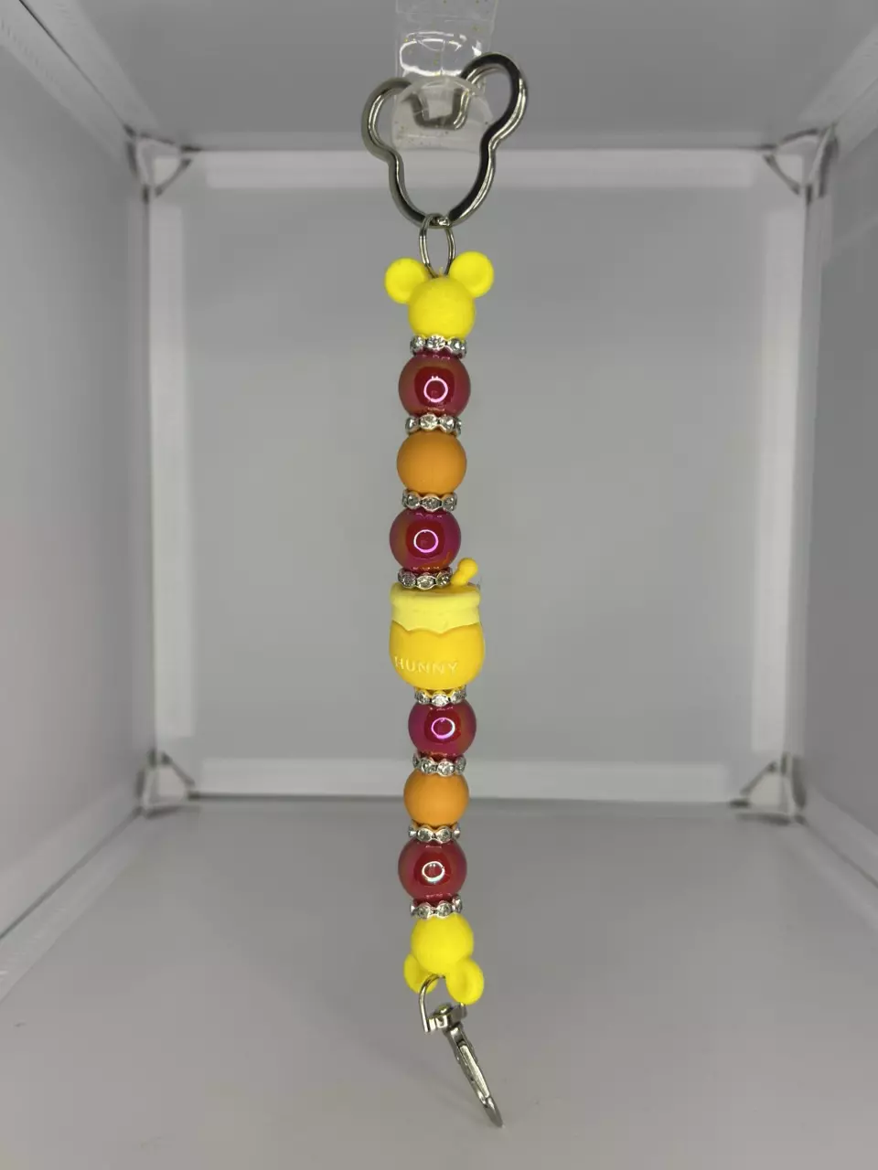 Winnie the Pooh Inspired Beaded Ears clip thumbnail