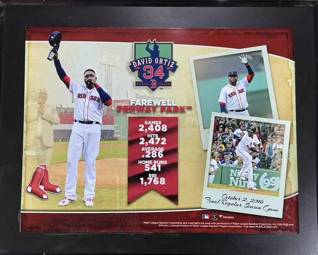 David Ortiz Farewell Fenway Park MLB Official Fanatics 2016 thumbnail