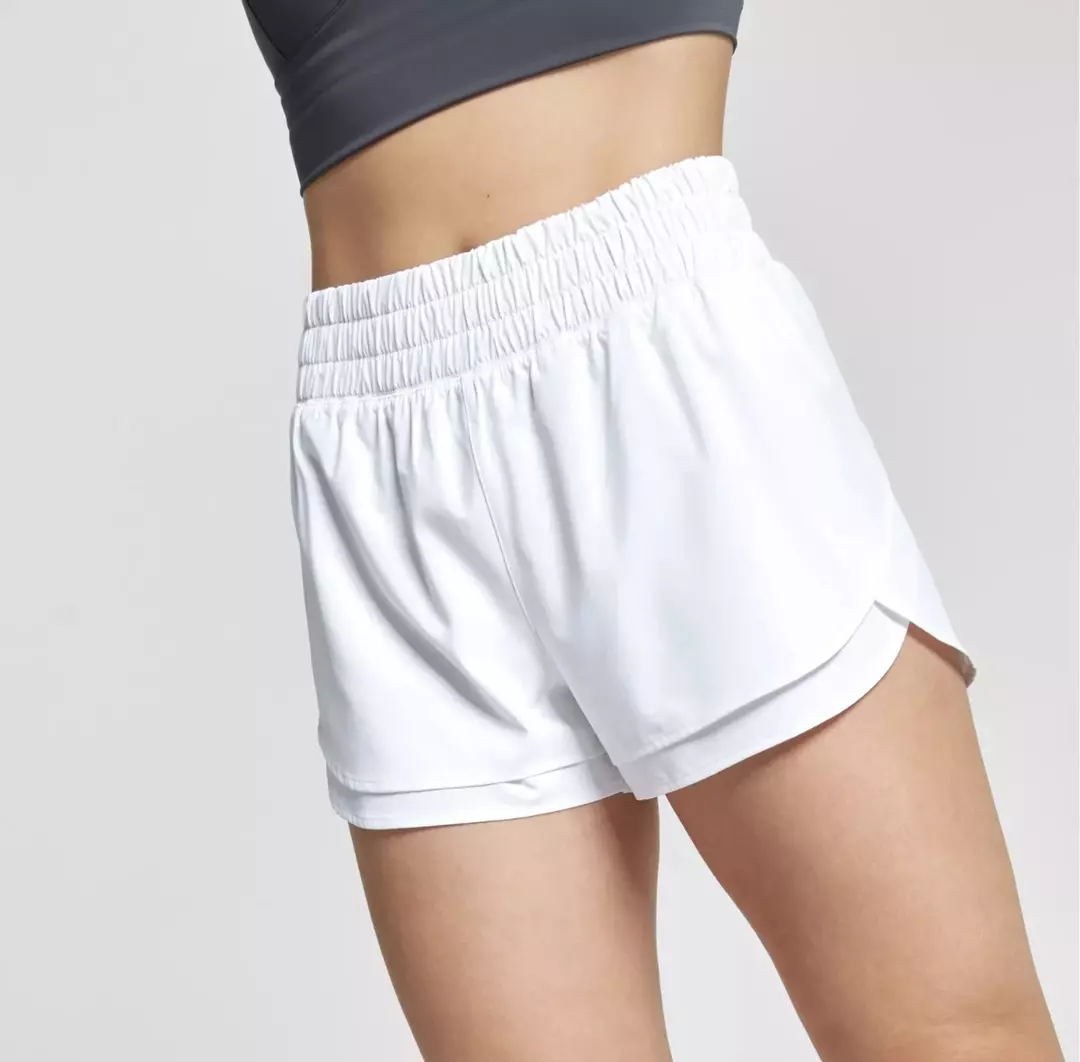 Calia Step Up Shorts Womens Medium White Athletic Running Training NWT thumbnail