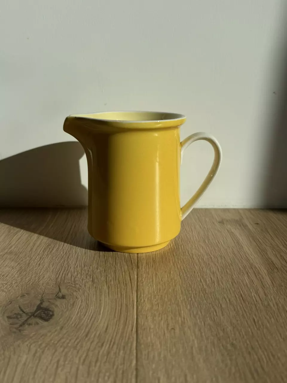Vintage 1970s Lemon Federalist Ironstone creamer pitcher thumbnail